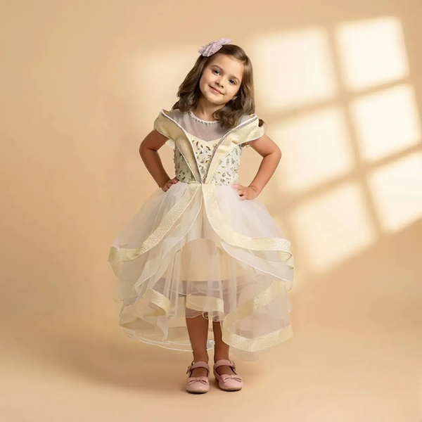 Champagne Premium tulle skirt Princess Dress