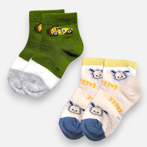 Ankle Length Casual Socks Pair of 2