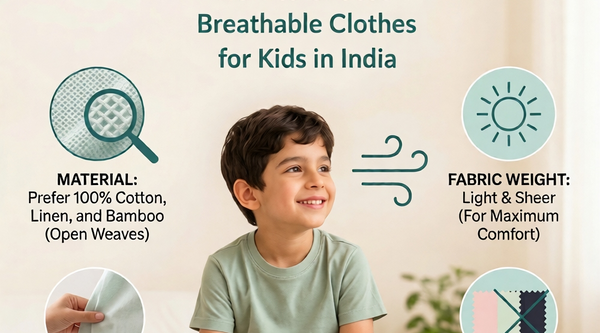 How to Choose Breathable Clothes for Kids in India