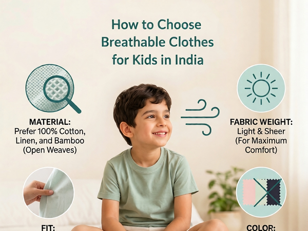 How to Choose Breathable Clothes for Kids in India