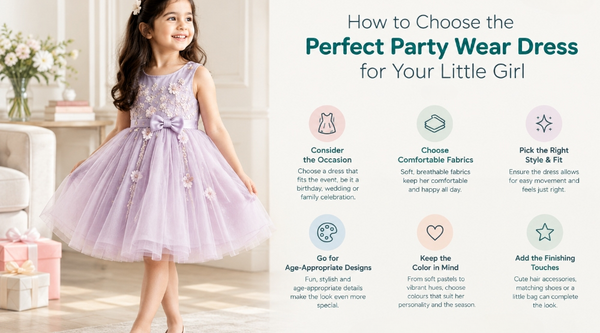 How to Choose the Perfect Party Wear Dress for Your Little Girl