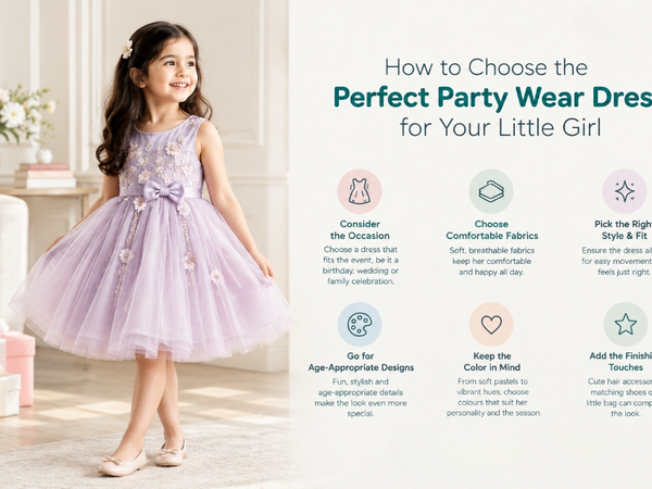 How to Choose the Perfect Party Wear Dress for Your Little Girl