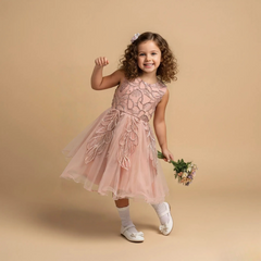 Mauve Pink Sleeveless Princess Dress