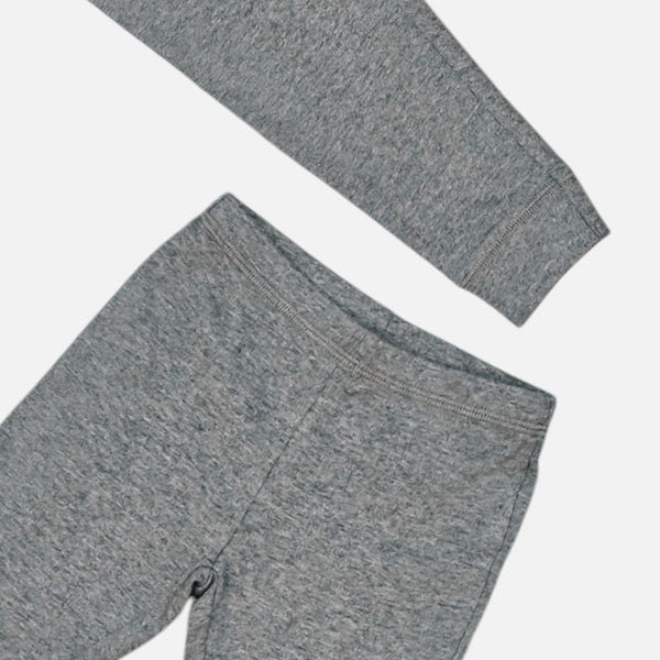 Grey Solid Leggings