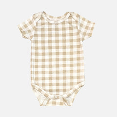 Beige Unisex Baby Onesies - Multipacks (Set of 3)