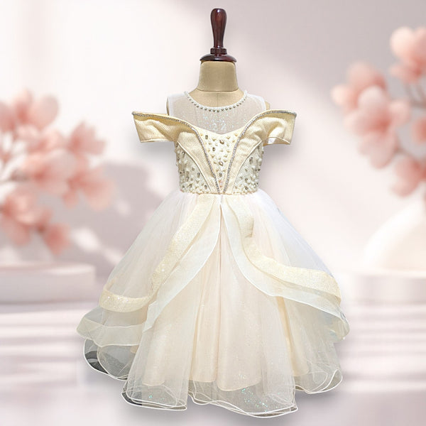 Champagne Premium tulle skirt Princess Dress