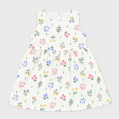 Spring Meadow Yellow Floral Frock