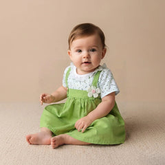 Summer Baby Girl Casual Dress with Flower
