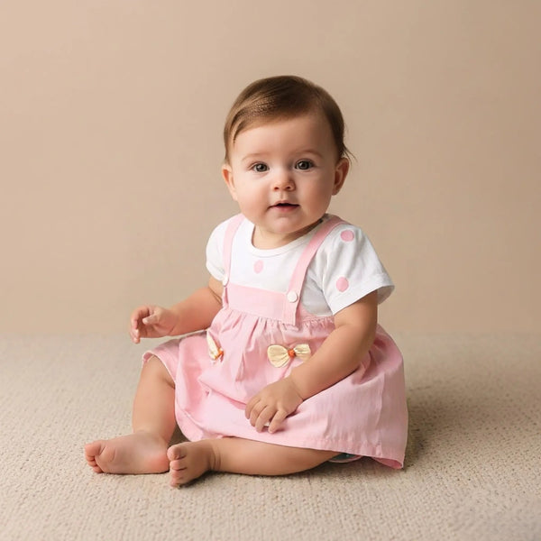 Summer Baby Girl Casual Bow Dress