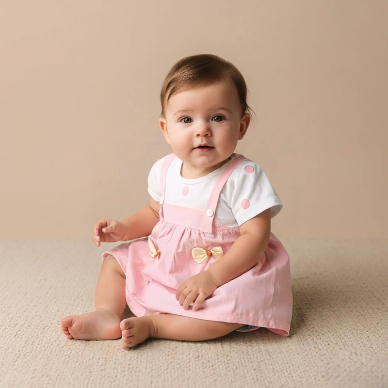 Summer Baby Girl Casual Bow Dress