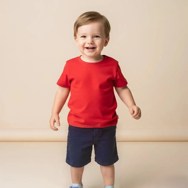 Navy Blue Chino Shorts