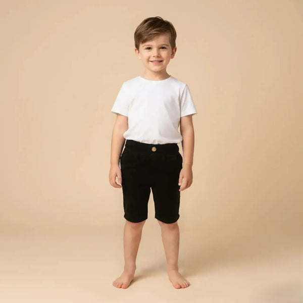 Black Chino Shorts