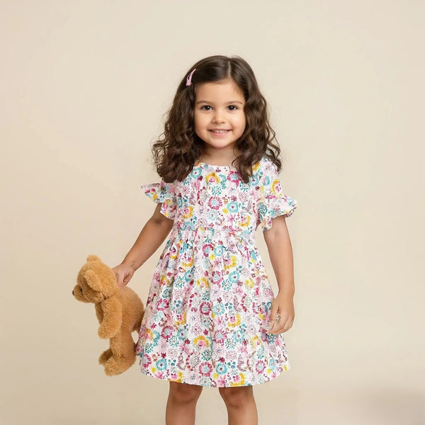 Multicolor Printed Frock