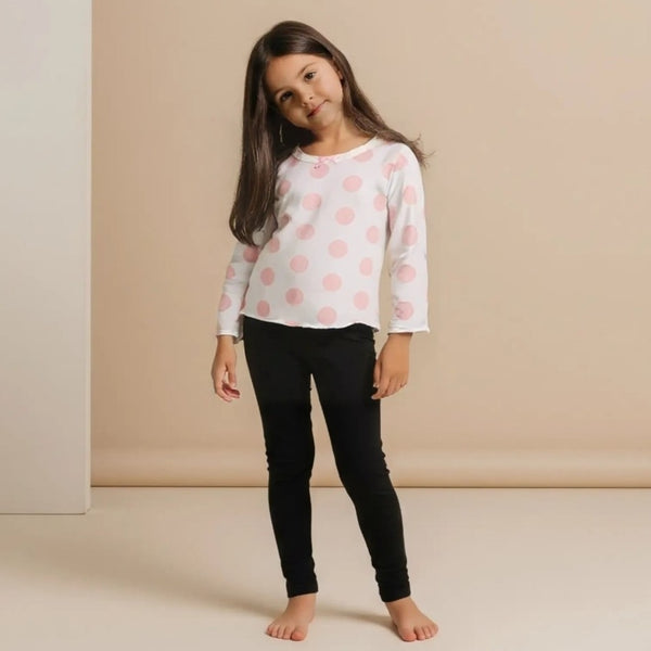 While Printed Full Sleeves Top