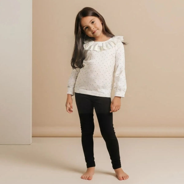 Full Sleeves Printed Frill Top