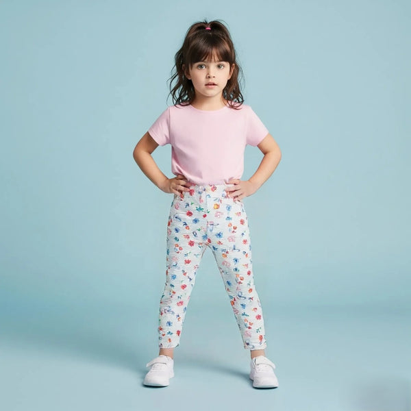 Girl Printed Long Pants