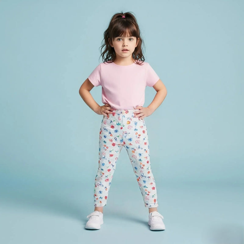 Girl Printed Long Pants