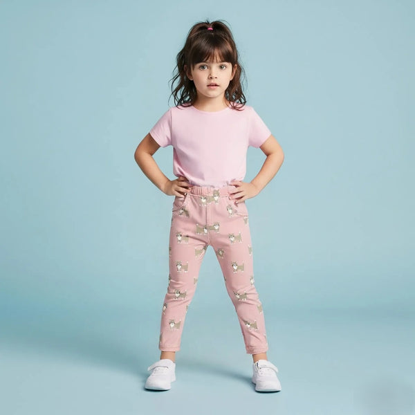 Peach Girl Printed Long Pants