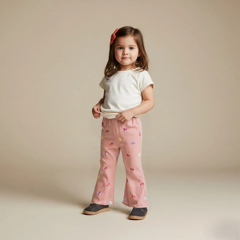 Peach Printed Palazzo