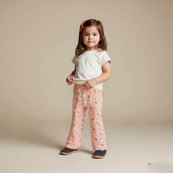 Peach Printed Palazzo