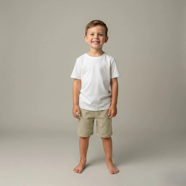 Grey Chino Shorts