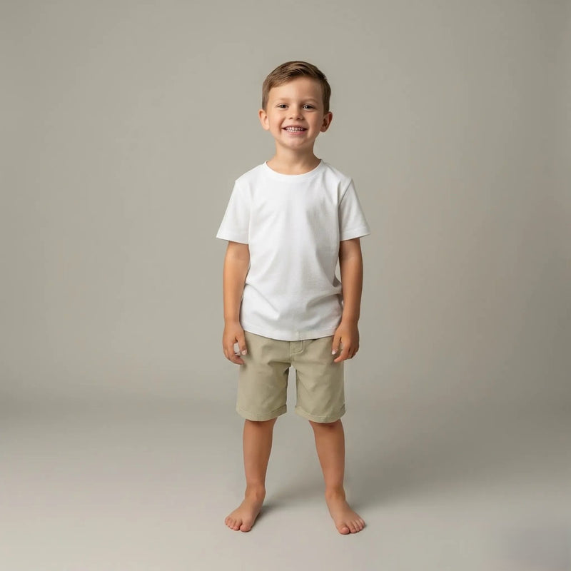 Grey Chino Shorts