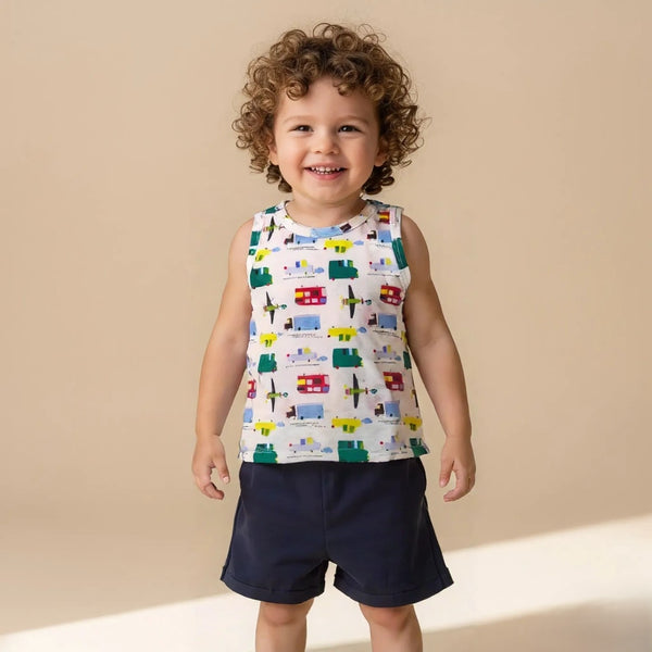 Boy Vest and Short Set