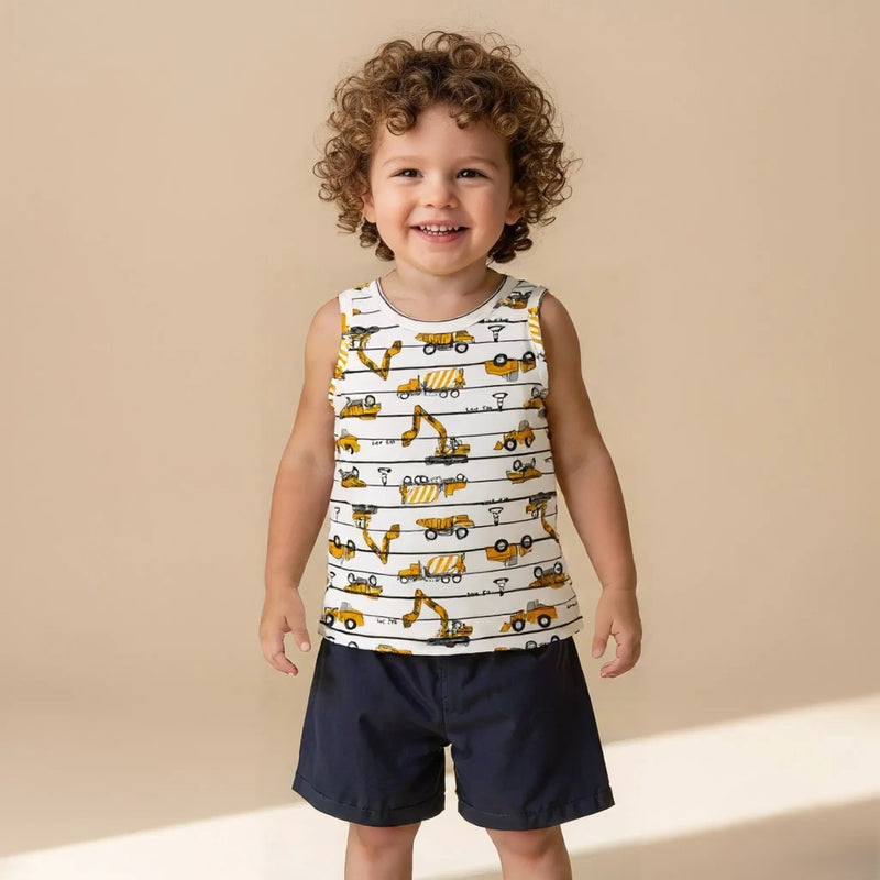 Boy Vest and Short Set