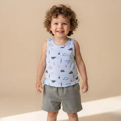 Boy Vest and Short Set