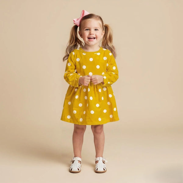 Yellow Printed Frock