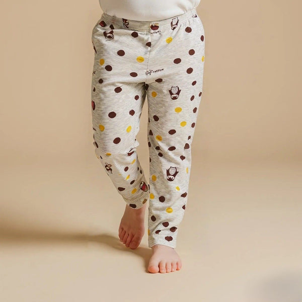 Grey Printed Leggings