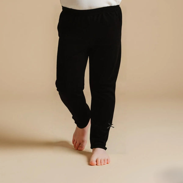 Black Solid Leggings