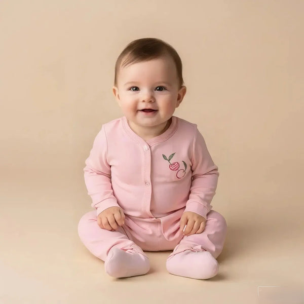 Pink Baby Romper Set Of Two