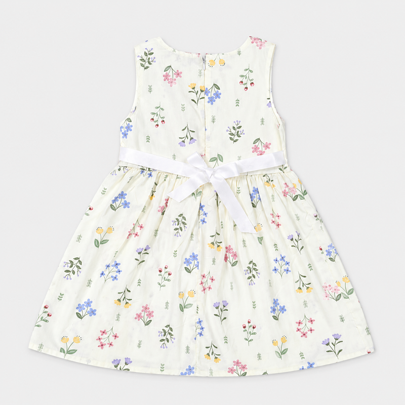 Spring Meadow Yellow Floral Frock