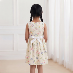 Spring Meadow Yellow Floral Frock