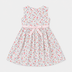 Pastel Sleeveless Vintage Floral Frock