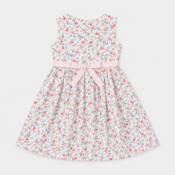 Pastel Sleeveless Vintage Floral Frock