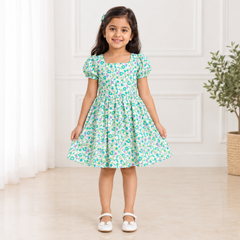 Meadow Mint Floral Frock