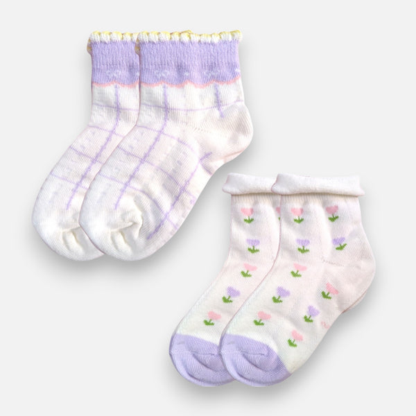 Ankle Length Casual Socks Pair of 2