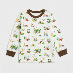 Bunny Print Nightwear Suit