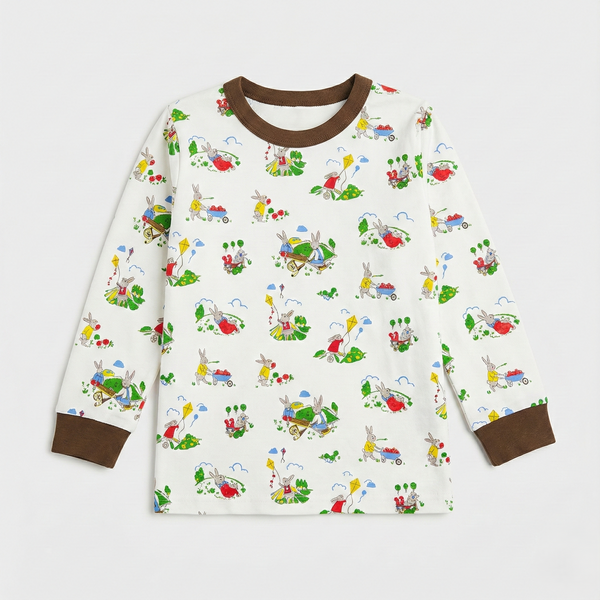 Bunny Print Nightwear Suit