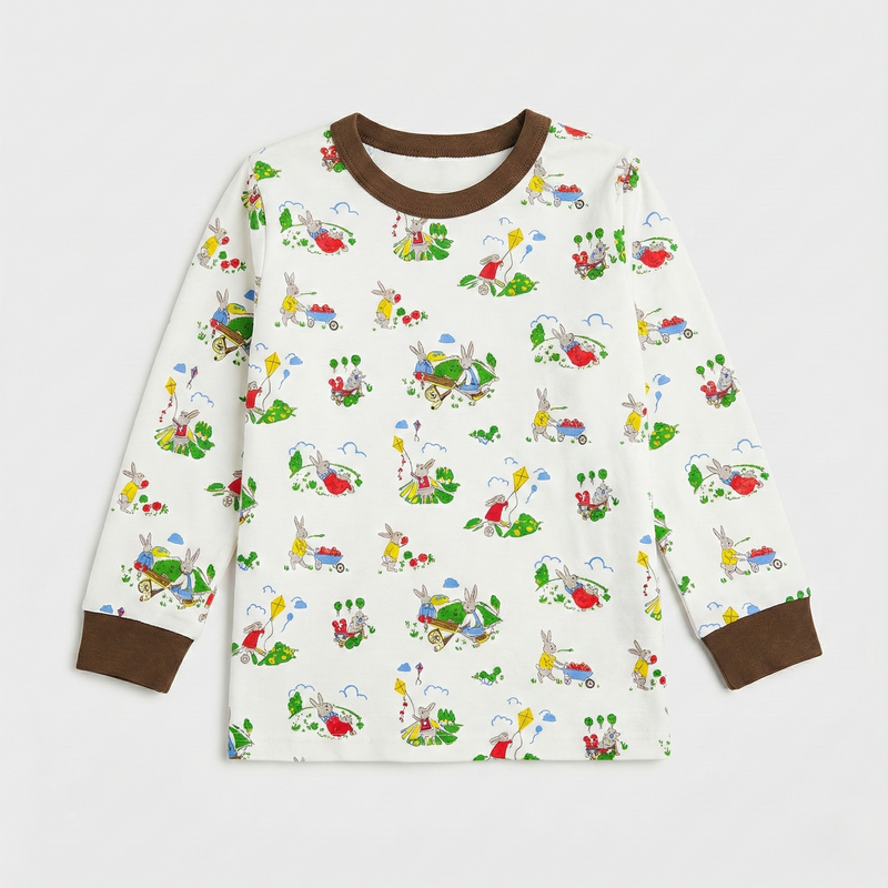 Bunny Print Nightwear Suit