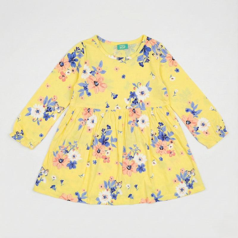 Sunshine Bloom Floral Frock