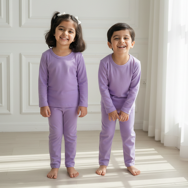 Night Dress Solid Premium Set