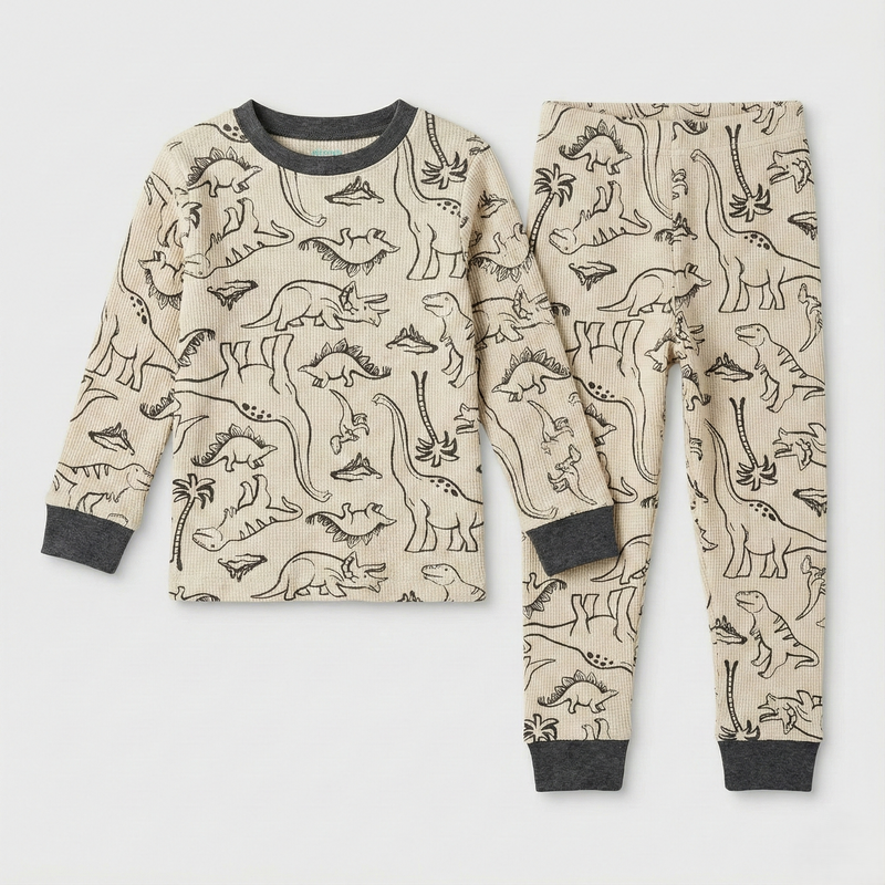 Dino Knitted Night Suit