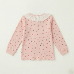 Sweet Peach Lace Top