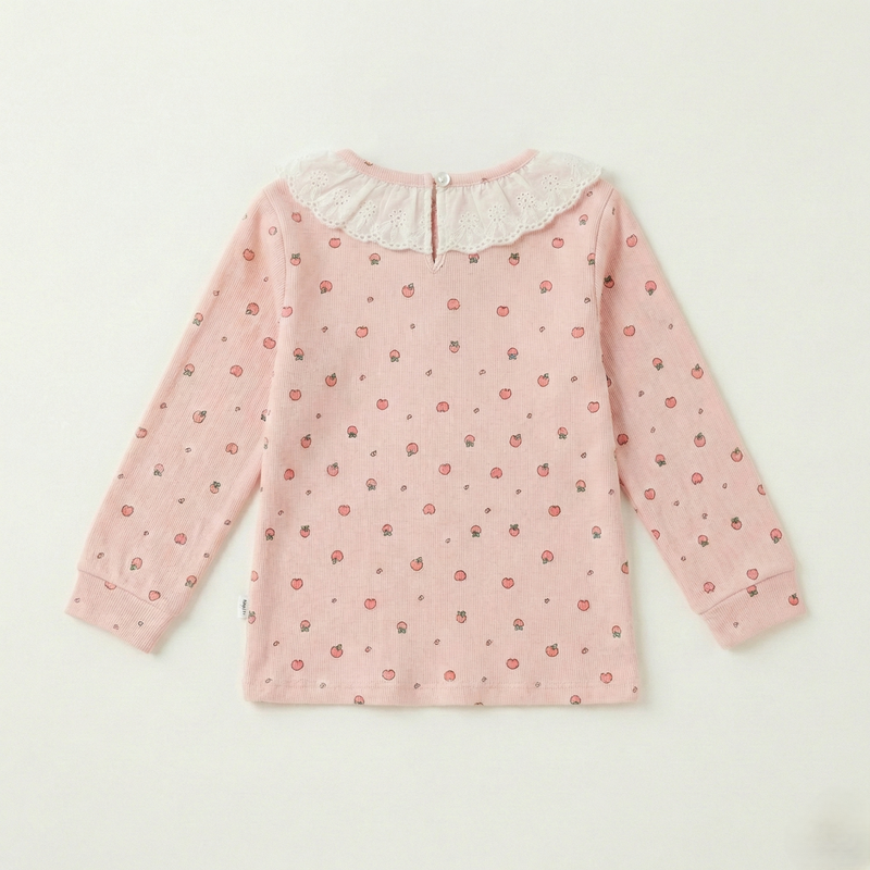 Sweet Peach Lace Top