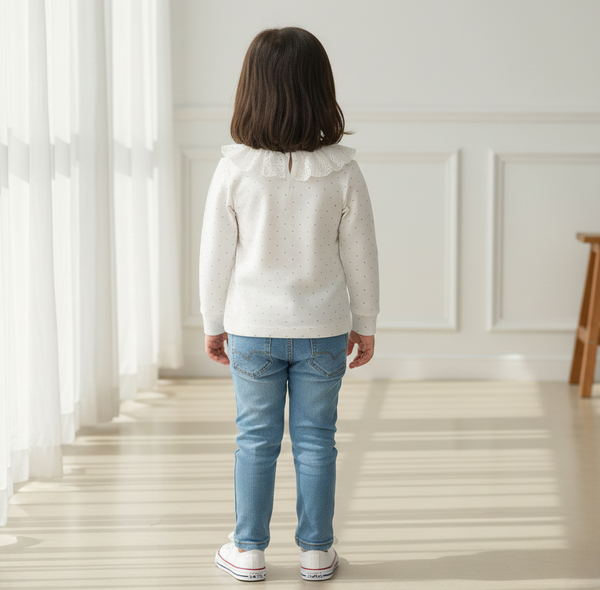 Full Sleeves Printed Frill Top