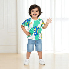 Duominuo Premium Printed Round Neck T-shirt
