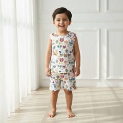 Animal Vest and Short Set